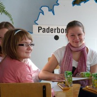 Pierwsze spotkanie z niemiecką grupą z Paderborn w MITEINANDER.